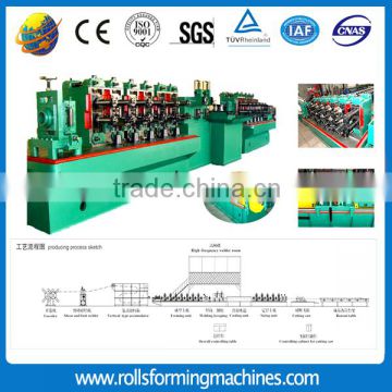 Corrugated steel pipe making machine