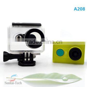 Xiao yi camera accessories waterproof box for xiaomi yi underwater case A208