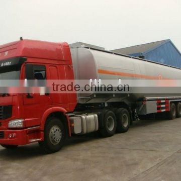 Cheap Howo 38800 Liter fuel tanker transport trailer TAZ9400GYY for sale