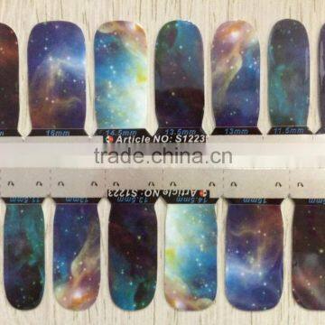 fashion Adhesive Full Nail Wraps nail art decals nail stickers S1223