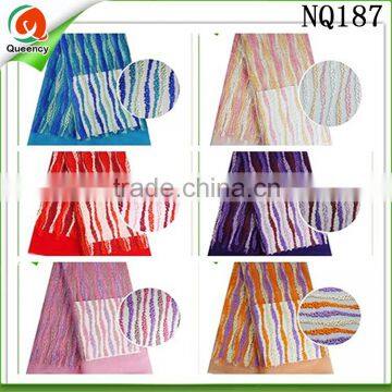 wholesale nigerian tulle net lace agrican fabric textile NQ178