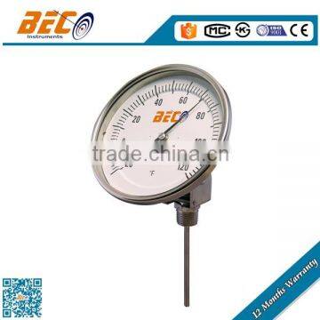 adjustable usa type bimetal temperature gauge