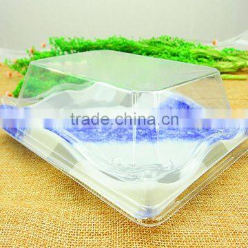 New OPS Plastic Disposable Embossing Sushi Box Tray With Curve Brim photo-2