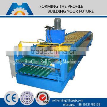 china supplier aluminum corrugated roofing sheet double layer roll forming machine