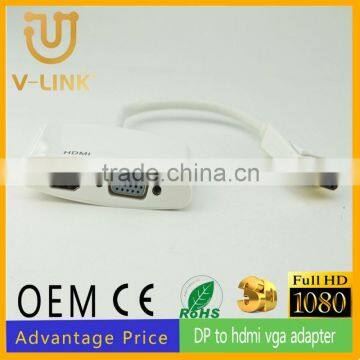 V-LINK DP to hdmi vga cable for hdtv