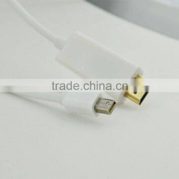 Client Custom Gold Plated Hdmi to Mini dp Adapter Cable With High Speed Data Transmission photo-2