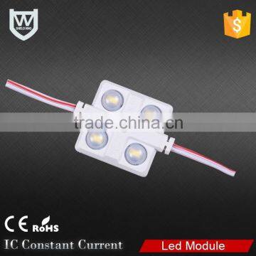 Wholesale module price ce rohs 2.4W waterproof 4 LEDS SMD 5730 injection LED Module for advertising backlighting