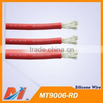 Maytech Insulated power silicon wire 6awg High flexible silicone cable RED color