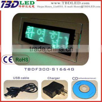 LED Desk Message Board/led Crystal Box Message Sign/led Running Message Sign photo-4