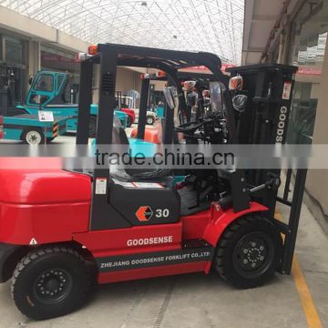 two wheel drive rough terrain forklift 3000kgs