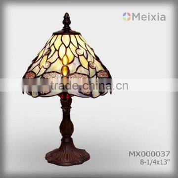 MX000037 wholesale tiffany style table lamp dragonfly stained glass lamp shade