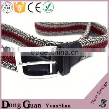 2016 Hot Sale Custom Printed Web Belt Striped Waist Canvas Belts Luxury Buckle