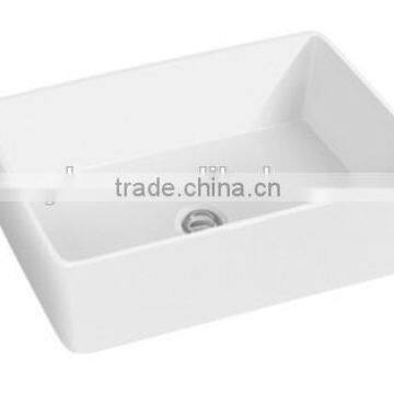 ceramic rectangle shape ceramic bathroom sink, art basin                        
                                                Quality Choice