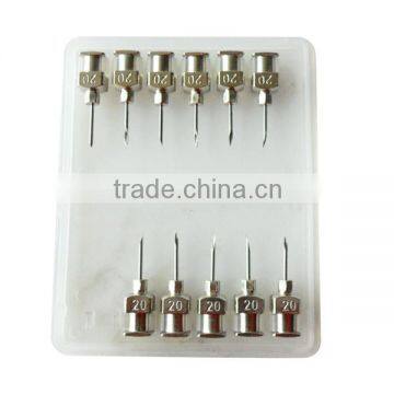 High quality brass hub poultry hypodermic needles