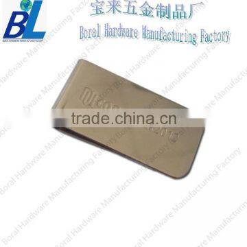 Popular debossed metal blank money clip