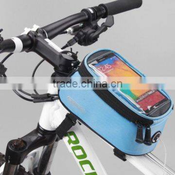 Bicycle Frame Bag with Clear PVC for Mobile Phone