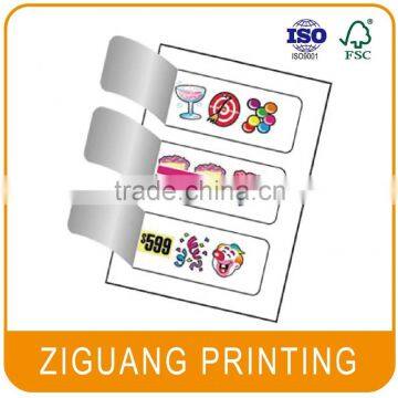 Lottery Pull Tab Cards Printing