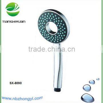 Round shower head with arm rainfall handheld shower single function hand shower