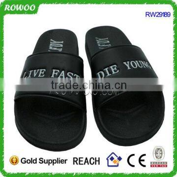 China Made EVA Customized PU Slide Slippers for Men photo-3