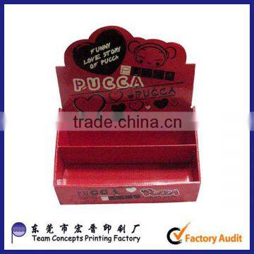 dongguan supplier folding cardboard gemstone display box