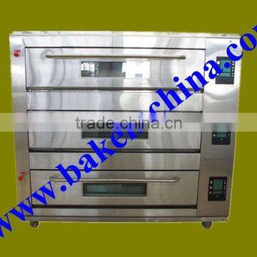 2014 hot selling LM - G4 / 2 deck 4 trays stainless steel commercial deck oven function