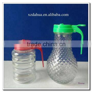 glass spice pepper bottle shaker with plastic lid