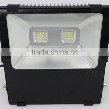 High Efficiency Outdoor 100W LED Flood Light IP66 With Meanwell Driver