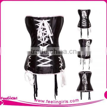 Large Stock Sexy Women Leather Corset Bondage