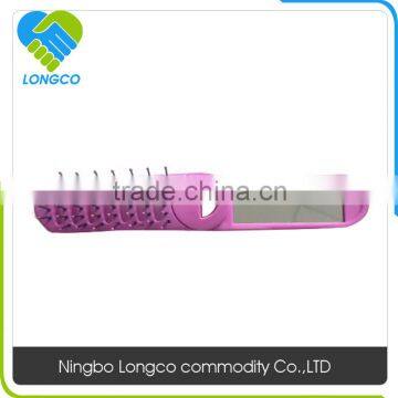 Factrory price new design foldaway plastic hair brush