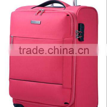 Conwood polyester four wheels trolley luggage,travel luggage bags