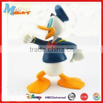 Cartoon donald duck small plastic animal toy