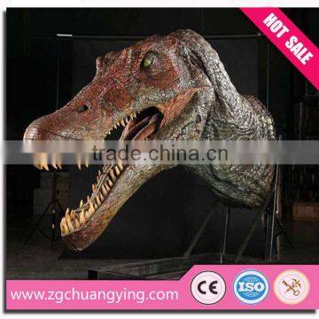 Theatre, dinosaur head of a family to decorate bespoke size