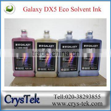 high quality galaxy eco solvent ink for Galaxy EPS DX5-Eco