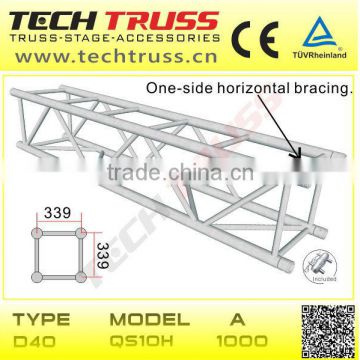 D40H-QS10 aluminum square truss, outdoor event aluminum stage truss system