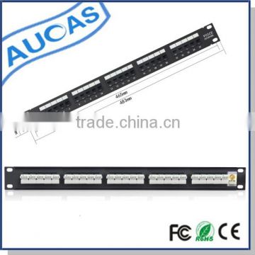 24 port 25 port voice patch fiber optic panel frame