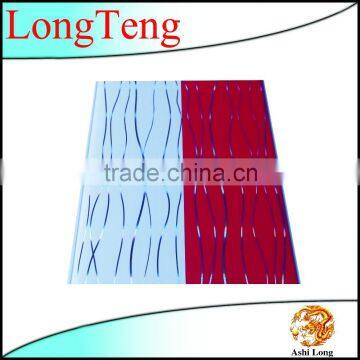 Laser shiny Price pvc wall panel in China factory