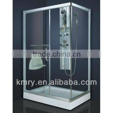 L-shape Handle Rectangle Sliding Shower Room(KT6012)