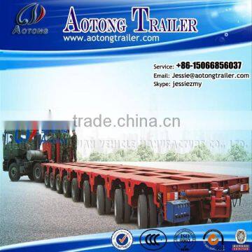 Hot sale 15 axis 300 tons modular multi axle trailer for heavy equipments transportation