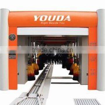 Automatic tunnel drive through car washing machine, automatic car wash equipment