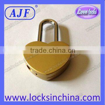 AJF 45mm Heart Love Lock Customize Love Padlock photo-1