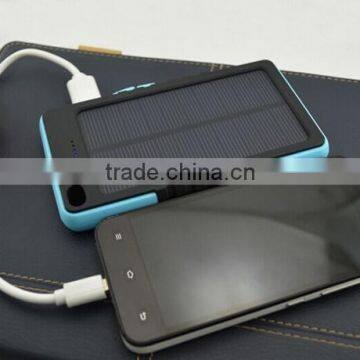 8000mah waterproof solar power bank