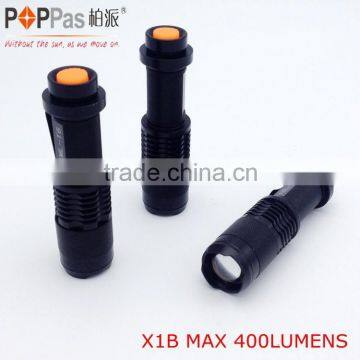 classic rechargeable zoom adjustable 10w led flashlight