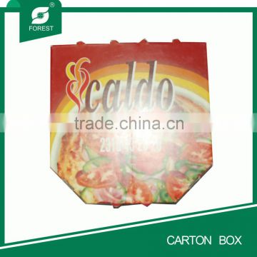 C FLUTE CORRUGATED CUSTOMIZED CARTON PIZZA BOX