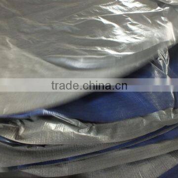 Factory Direct Fabric Tarp PP Sliver/blue Triangle Plastic Rope Waterproof Anti-aging Antioxidant Manufacture Directly Hot Sell photo-3