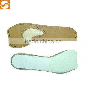 Sheepskin leather 3/4 arch support insole