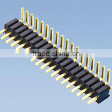 Single Row 1.0mm Pitch Right Angle Pin Header