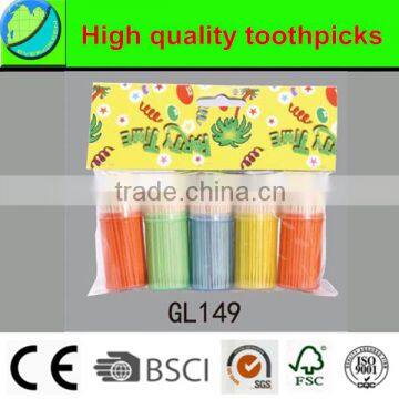 Disposable wholesale party nature bamboo toothpicks