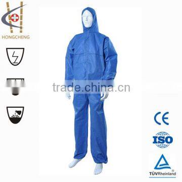 Anti-water Disposable Nonwoven Coverall with knitted cuff