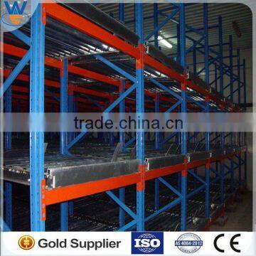 Gravity Pallet Flow Rack storage systems golden supplier cold steel roll pallet gravity rack /Flow Pallet Racking