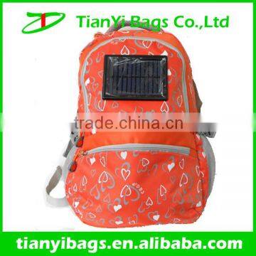 China Fujian Manufacturer Solar Power Backpack